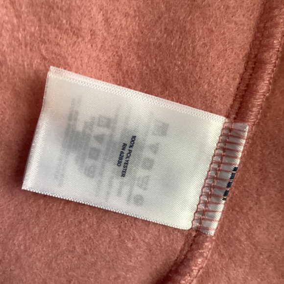 Lands End snap and zipper front Sherpa jacket size large - Picture 3 of 4